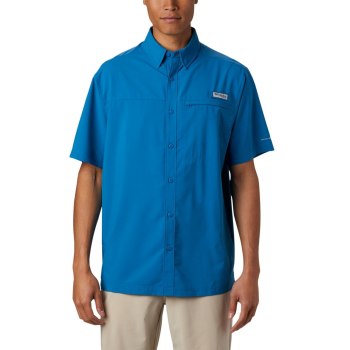 Columbia Muške Košulje - PFG Grander Marlin Woven Short Sleeve Plave | ZWCY-74168